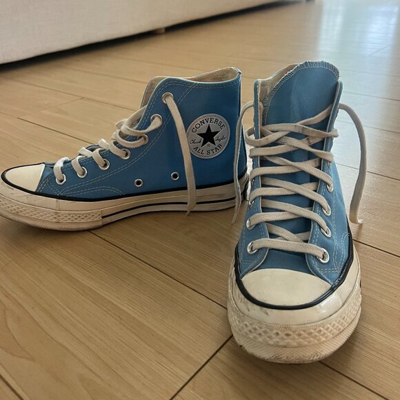 sky blue converse - Picture 2 of 7